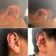 thumbnail image 2 of QQTDFG Men Women Ear Cuff Vintage Sterling Silver Criss Cross Wrap Earring A1784-default, 2 of 6
