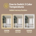 thumbnail image 5 of Bathroom Mirrors 84x32 Inch Frameless LED Bathroom Mirror,Smart Mirror,Wall Mounted Bathroom Mirrors, 5 of 7