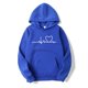 thumbnail image 1 of Gibobby Sudadera con capucha Casual Sweater Long Encapuchado impreso encapuchado Mujeres Hoodies & Sudaderas （Azul， XXL), 1 of 5