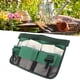 thumbnail image 3 of Daboolka Bolsa multifunción para herramientas de jardinería de tela Oxford, bolsa para cintura de electricista, delantal (verde), 3 of 8