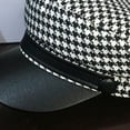 thumbnail image 6 of YooGuoGuo Newsboy Cap Octagonal Cap for Women Plaid Leather Visors Vintage Winter Berets Ladies Hat Spring Paperboy Hat, 6 of 7