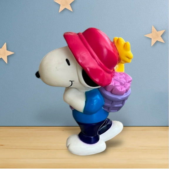 Snoopy & Woodstock Valentines Easter Christmas Figure Figurine 4” Cake Topper