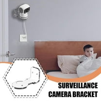 QHUDLV Camera Mount Bracket,Acrylic Base for Eufy S350,Punch-Free Wall Installation