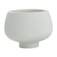 thumbnail image 2 of jicheng Ceramic Planter Flower Vase Indoor Outdoor Garden Desk Planter Pot Plant Pot White, 2 of 9