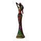 thumbnail image 2 of Estatua de mujer africana, figura novedosa, decoración de gabinete, artesanía hecha a mano, única para Estilo B, 2 of 8