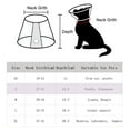 thumbnail image 2 of DEELLEEO Dog Cone Collar Adjustable Protective Collars for Pet Dog Cat Recovery After Sergery (L), 2 of 4