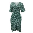 thumbnail image 2 of Vestido de manga corta con estampado floral para mujer Vestidos de viaje Hugo Vestido estampado floral, 2 of 8