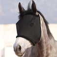thumbnail image 3 of Horse Fly Mask Full Face Fine Mesh Nylon Material UV Protection Breathable Secure Fit Riding Turnout, 3 of 5