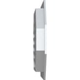 thumbnail image 3 of 22"W x 14"H Horizontal Elongated Octagon (27"W x 19"H Frame Size): Functional, PVC Gable Vent w/ 1" x 4" Flat Trim Frame, 3 of 14