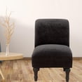 thumbnail image 6 of Soft Velvet Without Armrest Slipcover Sofa Cover for home Bedroom, Premium Material Dark Grey, 6 of 10