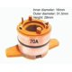 thumbnail image 1 of 1pc For 70a 90a 150a Car Bus Generator Copper Head Slip Ring Collector, 1 of 1