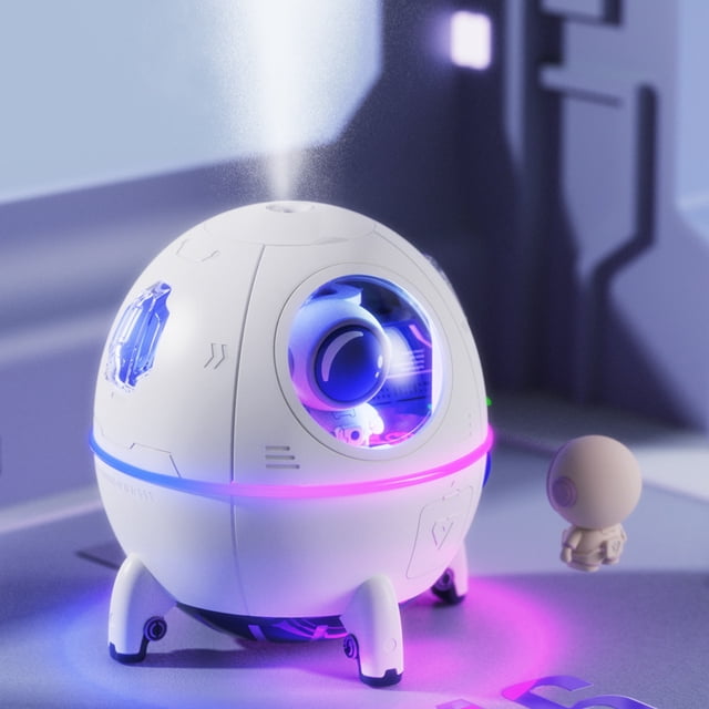 Humidificador de aire para bebés, mini humidificador ultrasónico de 220 ml con humidificador portátil USB para , blanco TUNC Sencillez