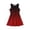 Red, variant on Grblisyd Girls Dresses Size 10-12 Gradient Sleeveless A-line Dress Summer Crew Neck Casual Sundress
