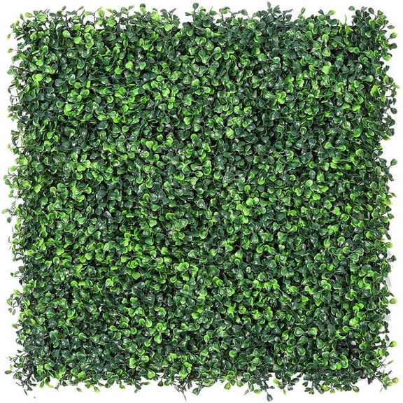 (4PCS ) 24"x16" Artificial Boxwood Panels, Backdrop, Green Grass Wall