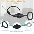 thumbnail image 2 of D Ring Replacement Recliner Handle,for Lazyboy Handle Cable, Release Cable Couch Recliner Replacement Parts,2 Pack, 2 of 7