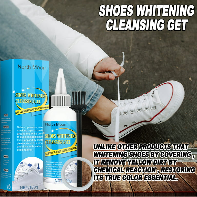 Madala Shoe Cleaner Kit, 6.7oz, White Sneaker Cleaner with Brush and Towel,  Shoes Cleaning Kit for White Shoe Tennis Shoe, Blue
