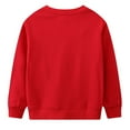 thumbnail image 2 of Adeawade Tops For Boys 12-24 Months Round Neck T Shirt Christmas Sweatshirts Long Sleeve Pullover Shirts Fashion Boy Clother Red, 2 of 8