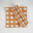 thumbnail image 6 of Fingercraft Dinner Cloth Napkins, Cotton Buffalo Plaid Table Napkins, 20in, 12 Pack, Yellow White, 6 of 7