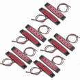 thumbnail image 4 of 10-Pack LED Truck Side Marker Lights with 6 Red LEDs, 12V Warning Indicator Lamps for Vehicles, 4 of 5