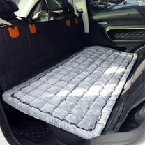 Backseat Pet Bed Mat,  Plaid  Bed for   Seat, Deluxe  Seat Covers, Non-Slip Travel Pet Mat, Fit for Backseat Extenders and  SUVs (Grey, 24.8x54 inch)
