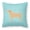 Blue, variant on Carolines Treasures BB3697PW1414 Yellow Labrador Retriever Checkerboard Blue Fabric Decorative Pillow