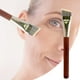 thumbnail image 2 of Brocha de maquillaje para base de maquillaje, brocha grande para polvos faciales, para aplicación de productos líquidos, sintética suave, vegana, 15,8 cm, brocha cosmética, 2 of 7