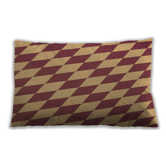 Ahgly Company Outdoor Rectangular Contemporary Lumbar Throw Pillow, 13 inch by 19 inch