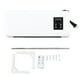 thumbnail image 2 of Calentador de Pared Eléctrico, 1500W ABS Calentador Espacial Montado en la Pared Marcina de Enfriamiento de Calentamiento RÁPIDO CON ESTANTE Para Srar toallas Golpes, 2 of 7
