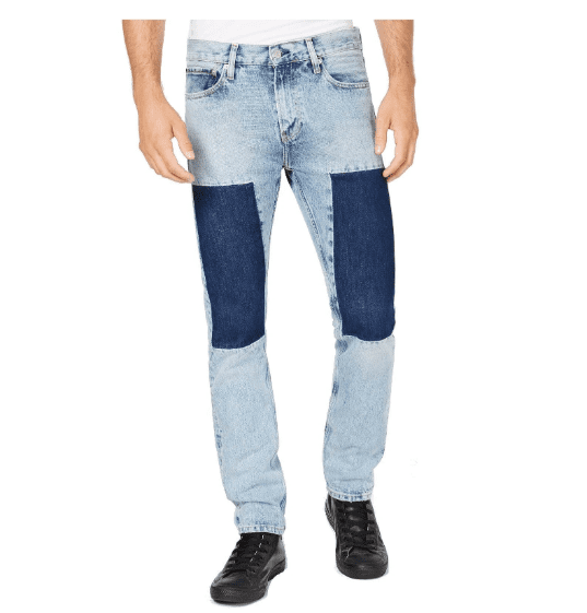 calvin klein athletic fit jeans