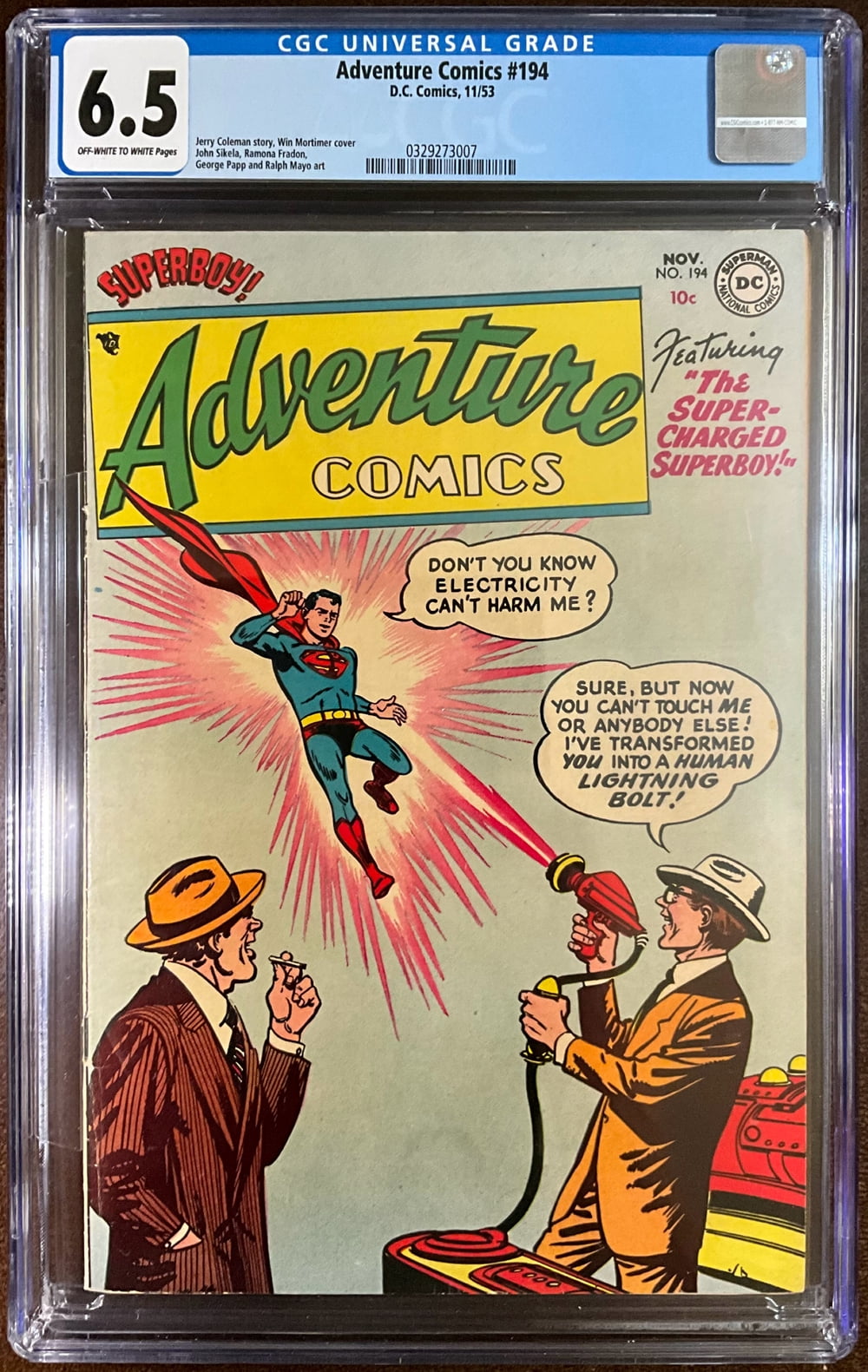 Cover of Adventure Comics #194