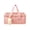 Pink, variant on Diaper Caddy Organizer for Changing Table,Nursery Storage Bin with Handles,Storage Basket for Wipes,Baby Essentials Organizer,3 Compartments & 8 Pockets,with Cute Bear Decor,A