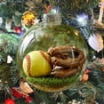 thumbnail image 4 of Eespoir Crystal Glass Ornament, Glass Christmas Tree Ornaments, Micro Scene Sports Holiday Ornaments, Christmas Tree Decoration for Athletes, Fans and Family(F), 4 of 4