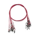 thumbnail image 5 of Soidarity Líderes de pesca de alambre de grueso de 50CM 150Lb con broches giratorios Accesorios de aparejos de línea de acero inoxidable de cobre Type2 NO2 Soidarity CBP032209, 5 of 5