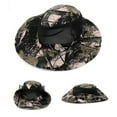 thumbnail image 5 of Dress Choice Unisex Camouflage Bucket Mesh Boonie Hat Breathable Wide Brim Outdoor Sun Protection Mesh Safari Cap Adjustable Fishing Cap for Travel Fishing, 5 of 8
