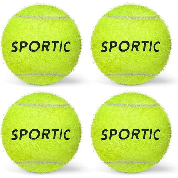 Tennis Balls, Training Tennis Balls, High Bounce Practice Tennis Balls with Mesh Bag for Easy Transport, Pet Dog Playing Balls, Duty Felt Pressurized Tennis Ball for Beginner Training, 3/4/12/36 PCS