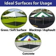 thumbnail image 2 of Party Tents Direct Weekender West Coast Frame Party Tent with Sidewalls, White, 20 ft x 20 ft, 2 of 8