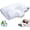 White, variant on Almohada Japonesa Para Dormir, Japanese Pillows for Sleeping, Butterfly Pillow for Neck Pain, Ergonomic Cervical Memory Foam Pillows, Ultra Pain Relief Cooling Pillow for Neck Support (Black)