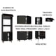 thumbnail image 4 of Cocina Integral Completa Modular Madesa Reims 320cm Negro 04, 4 of 10