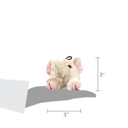 Petmate Booda Zoobilee Dog & Puppy Squatters Plush Dog Toy, Multicolor, Small, Pack of 2