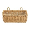 thumbnail image 2 of Btomtd Bohemian Wall-Mounted Storage Basket Wicker, 2 of 9