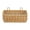 A, variant on HOARBOEG Bohemian Wall Mounted Wicker Basket, Rattan Storage Organizer with Hanging Rope for Bathroom Bedroom Living Room, Decorative Wall Shelf for Home Decor