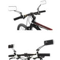 thumbnail image 4 of 2X Wide Rear View Rearview Convex Mirror Cycling Bike Handlebar Safe Rid, 4 of 9
