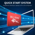 thumbnail image 3 of Graflsoa BU KING 2.5" Metal SSD - Shockproof, High-Speed (70-500M/S), SATA3 Interface, 120GB, Multiple Colors (Red, Blue, Black) for Mac, Windows, Linux, 3 of 6