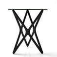 thumbnail image 2 of Pemberly Row Contemporary Glass Starlight Side Table in Black, 2 of 4