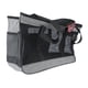 thumbnail image 5 of Bolsa de transporte para gatos, transpirable, de gran espacio, con asa y cremallera para viajes al aire libre, color gris., 5 of 14
