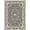 Black And Ivory, Pattern 1, variant on ODIKA 8'x10' Washable Area Rug Non-Shedding, Easy Care, Foyer Ornate Boho Border Vine Motif Decorative Print Entryway for King Size Bedroom Under Bed, Master Suite
