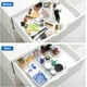 thumbnail image 3 of Clearance Plastic Drawer Storage Box, 5 Sizes Of Transparent Drawer Organizer, Multifunctional Drawer Partition, Suitable For Bathrooms, Dressing Tables, Kitchens, And Of, 3 of 4