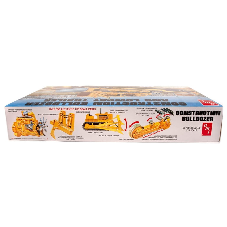 AMT 1/25 Lowboy Trailer & Bulldozer Combo AMT1218 Plastics Car