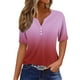 thumbnail image 1 of Mujeres de Algodón de Verano Tops de Color Sólido Casual Mediano de Manga Corta de Cuello Redondo, Camisa Ligera de Algodón de Imitación, 1 of 5