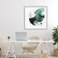 thumbnail image 3 of Stupell Industries Contemporary Verdant Horizon Shapes White Framed Giclee Art, 24 x 24, by Svetlana Aleynikova, 3 of 8